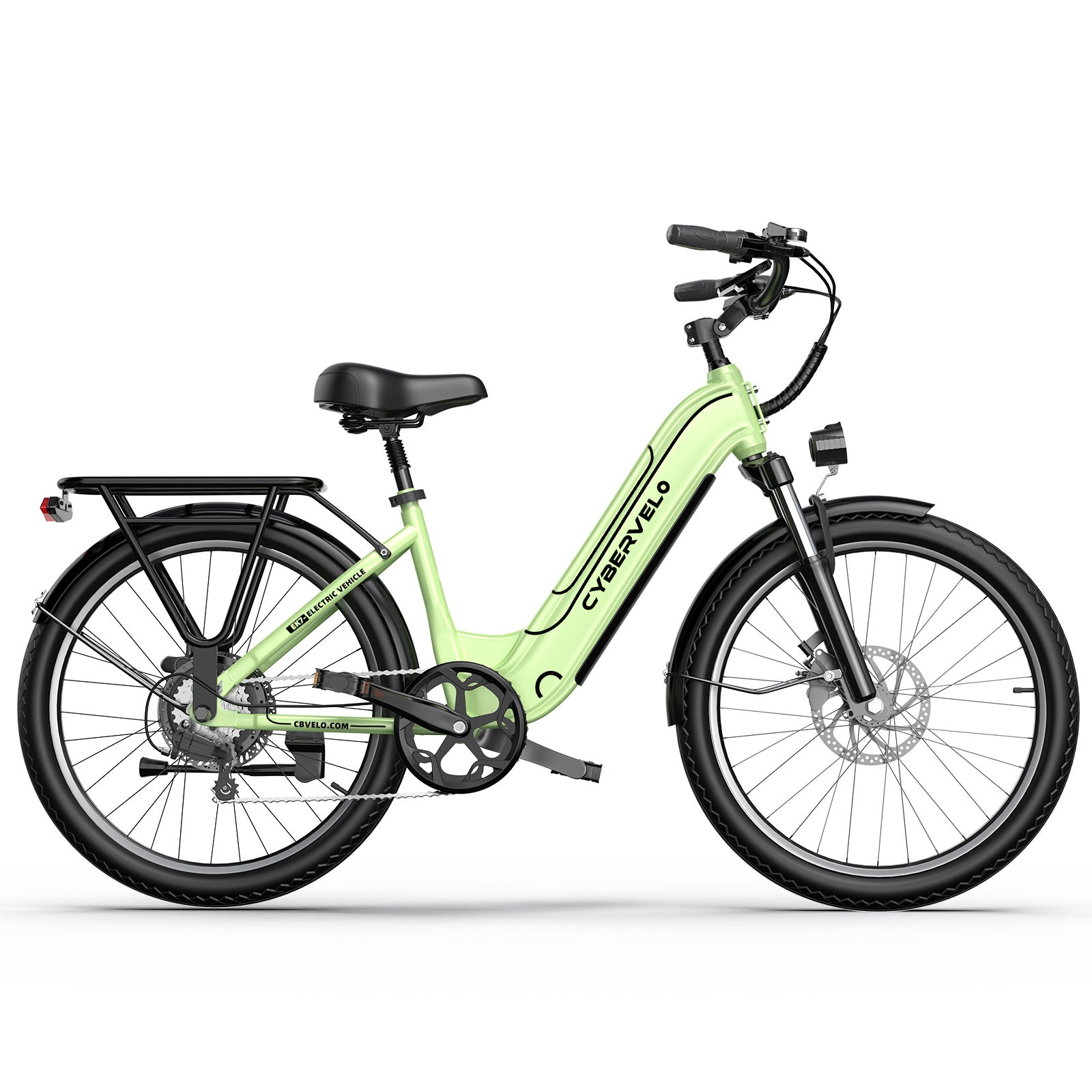 EK7 48V25AH – 80 Mile Range, 28MPH Step-Through Ebike 1